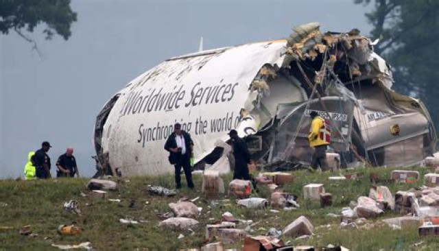 UPS cargo plane crashes in Alabama
